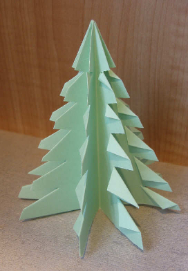 Origami tree